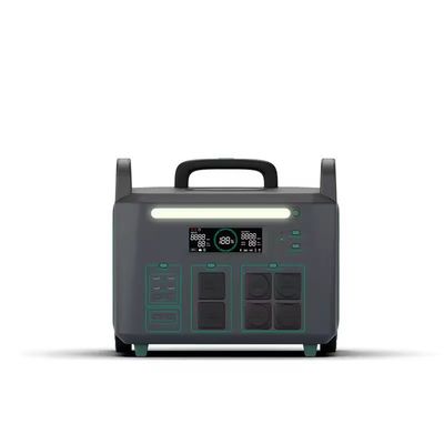 ATZ 3600W 휴대용 발전소 EU 다중 AC 및 DC 출력 230VAC 듀얼 휠 핸들 설계