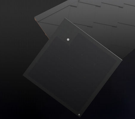 IBC CELLS 45W 75W 껍질 질감 태양 타일 대체 전통적인 지붕 타일