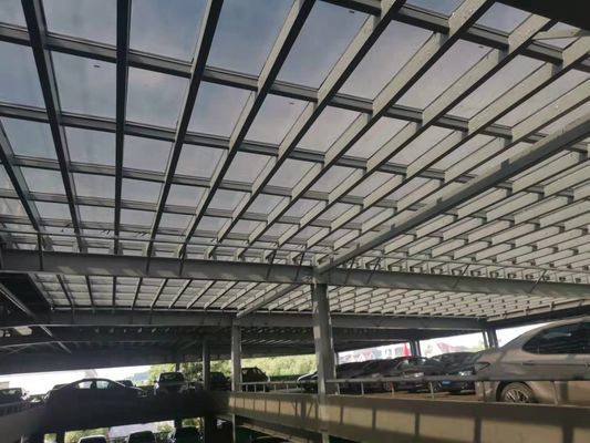 슬리크 프로필 Bipv 태양 유리 1200×600×6.8mm 현대 건축에 대한 최대 효율