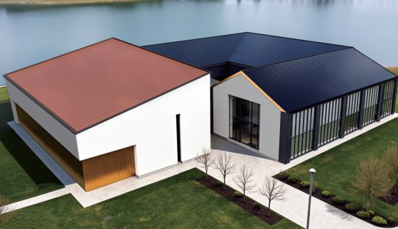 T 시리즈 태양 지붕 타일 100W, N형 TOPCon, 검은색, 18.5% 효율, 5400Pa 바람 저항성, IEC61215 인증