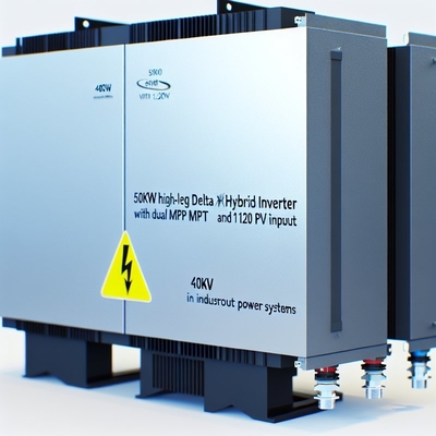 50kW 480V 하이-레그 델타 하이브리드 인버터 (듀얼 MPPT 및 120kW PV 입력, 산업용 전력 시스템)