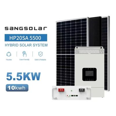 SANG 태양 전지 전력 3.5KW 5.5KW 48V 220V 230V 5kwh 10kwh 15kwh 리?? 배터리